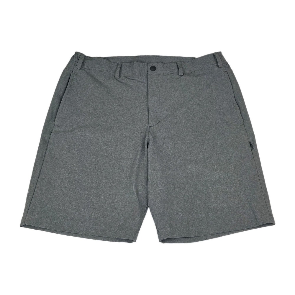 Mack Weldon Shorts Mens XL Grey Performance Chino Tech Stretch Waist Golf